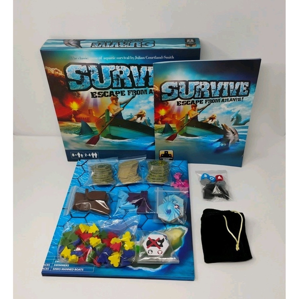 Survive Escape From Atlantis 2010 Anniversary with Dolphins Dive Dice Expansion‎